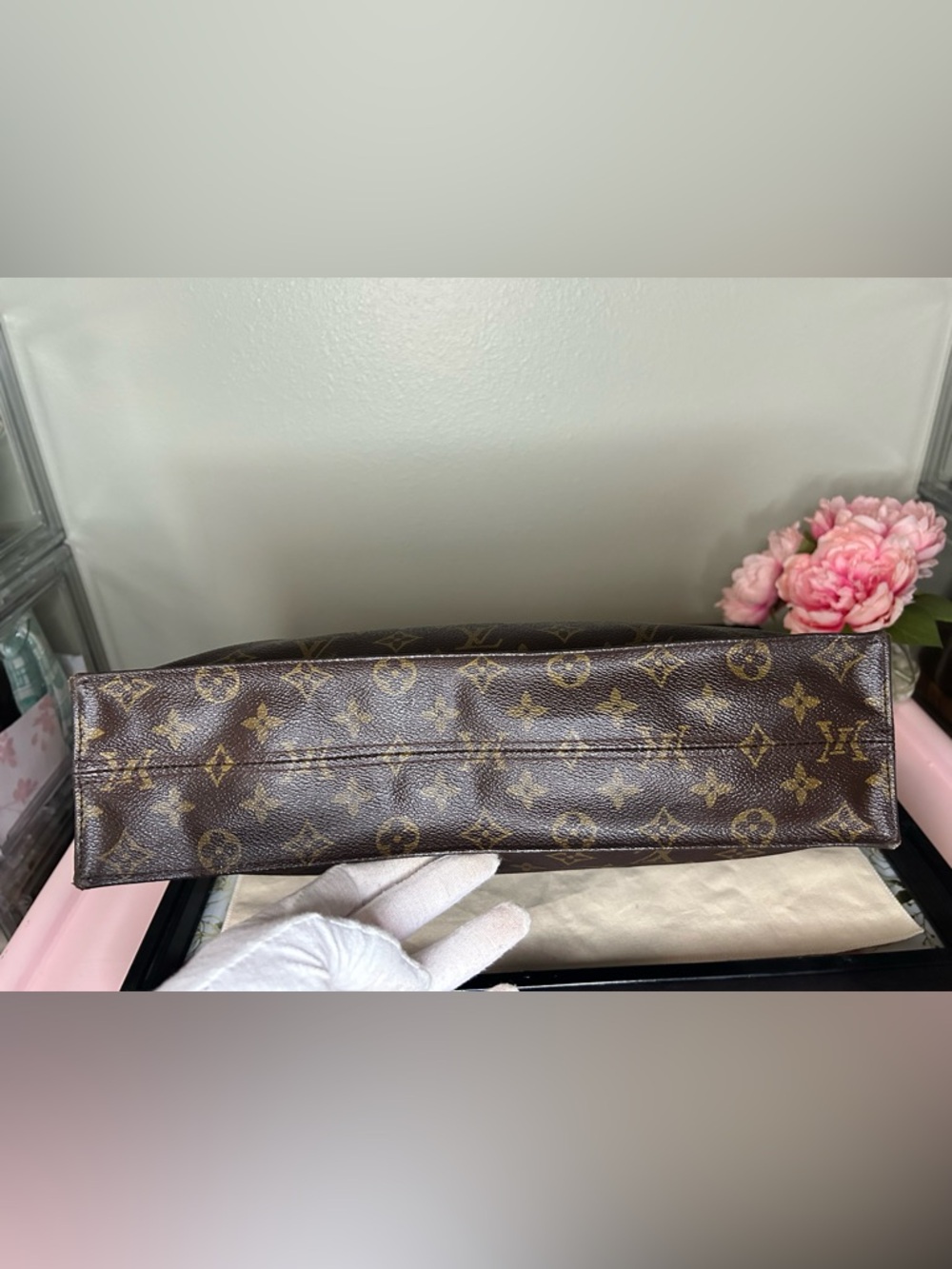 Louis Vuitton Monogram Sac Plat (Vintage Tote - Picture 5 of 10